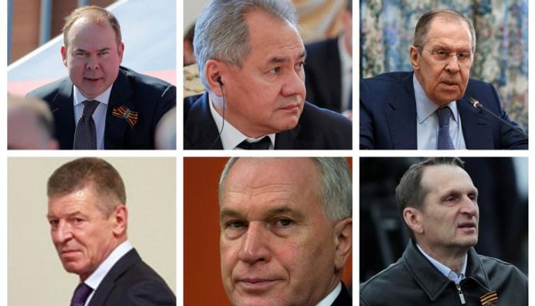 رجال حول بوتين