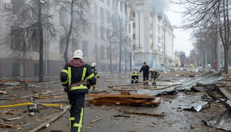 الحرب خلفت دمارا كبيرا في المدن الأوكرانية 