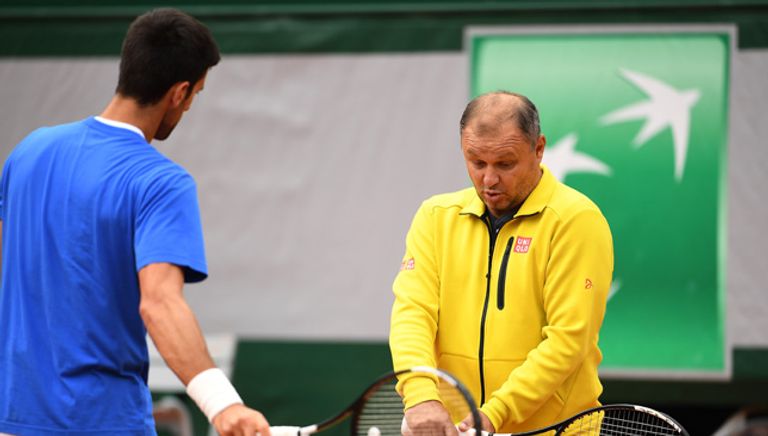 ديوكوفيتش ومدربه السابق مايدا