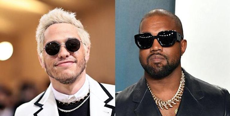 المغني كانييه ويست وبيت ديفيدسون