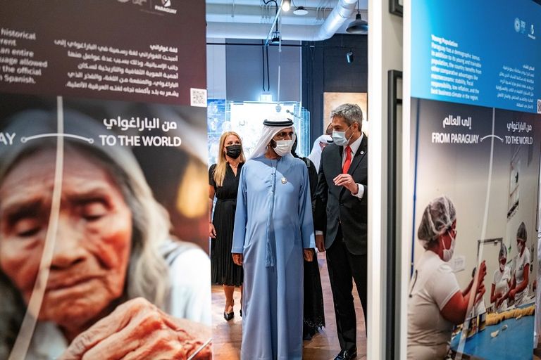الشيخ محمد بن راشد يزور جناح باراجواي في إكسبو دبي إكسبو دبي.. محمد بن راشد يزور جناحي سوريا والباراجواي