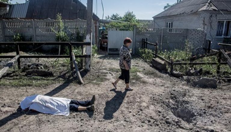 أحد ضحايا الحرب الروسية الأوكرانية