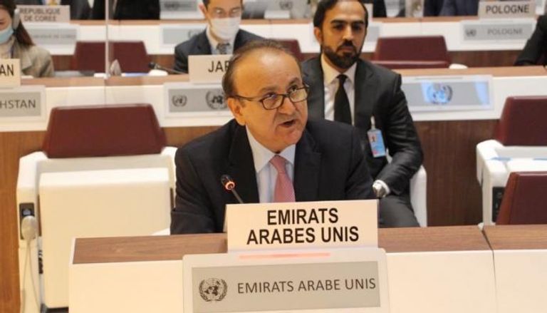 السفير أحمد عبدالرحمن الجرمن، المندوب الدائم لدولة الإمارات لدى الأمم المتحدة والمنظمات الدولية الأخرى في جنيف