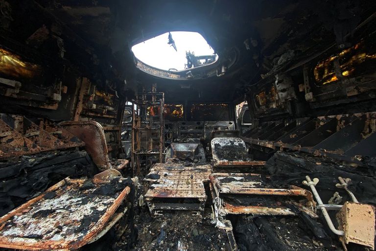 جثمان أحد قتلى الحرب الروسية الأوكرانية من العسكريين- أرشيفية