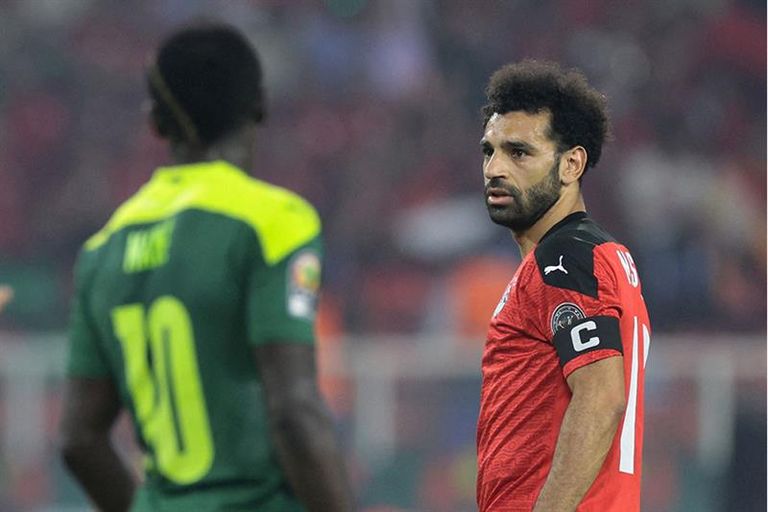 صلاح مع مصر ضد السنغال صلاح تألق ضد يونايتد