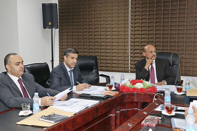 جانب من اجتماع مجلس إدارة البنك المركزي اليمني