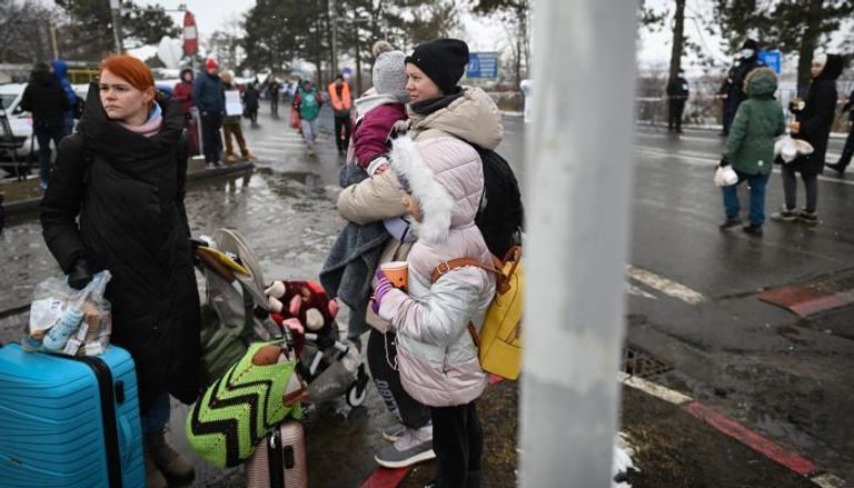 لاجئون على الحدود مع رومانيا