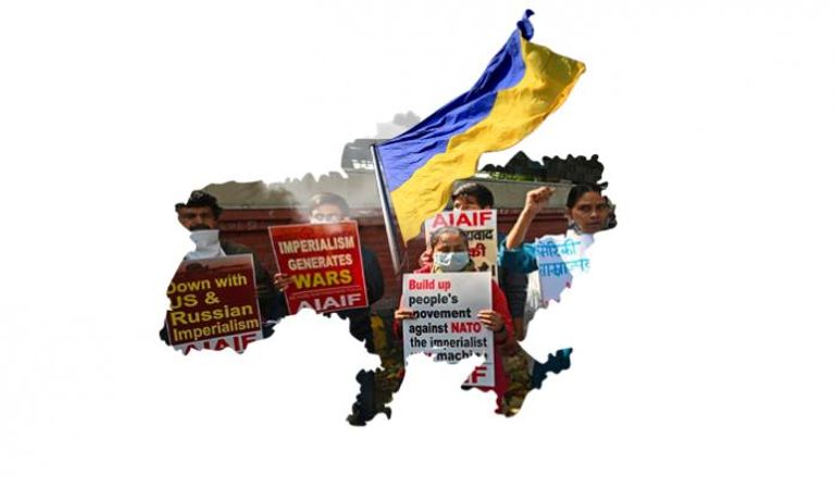 طلاب هنود يطالبون بإجلاء آمن من أوكرانيا (أ. ف. ب)