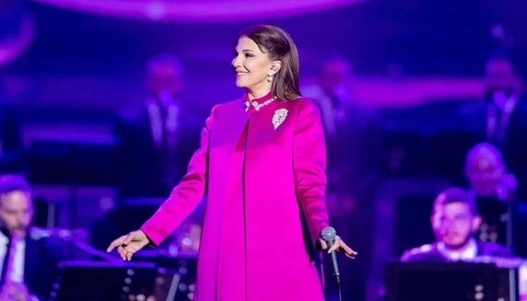 ماجدة الرومي خلال حفل موسم الرياض