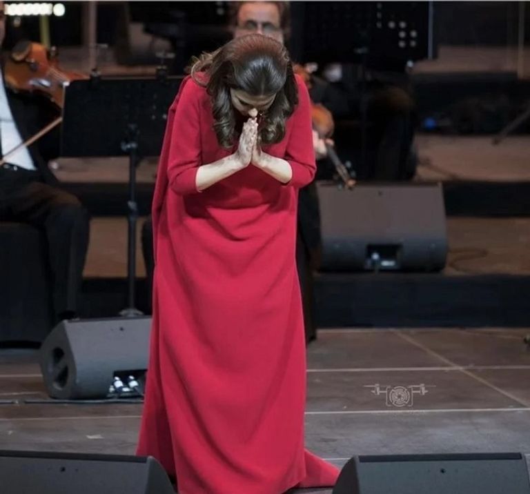 ماجدة الرومي خلال حفل موسم الرياض