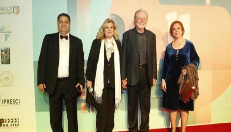 حسين فهمي في مهرجان الأقصر للسينما الأفريقية