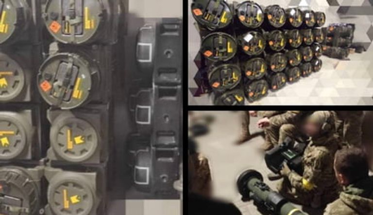 "إف جي أم-١٣٨ جافلن" صاروخ مضاد للدبابات عملية إطلاق لصاروخ