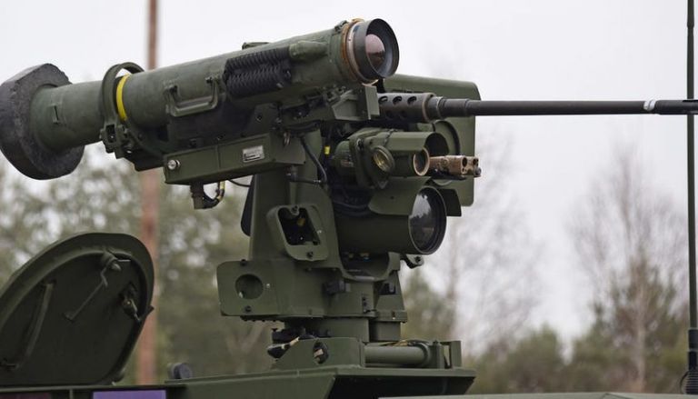 "إف جي أم-١٣٨ جافلن" المضاد للدبابات عملية إطلاق لصاروخ