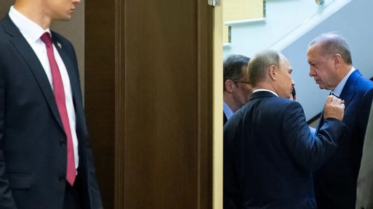 الرئيس بوتين بين حرسه الشخصي