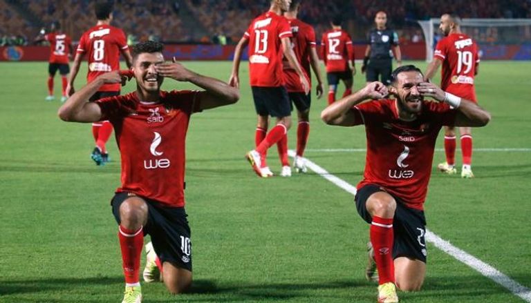 فرحة الأهلي الأهلي وبيراميدز - صورة أرشيفية