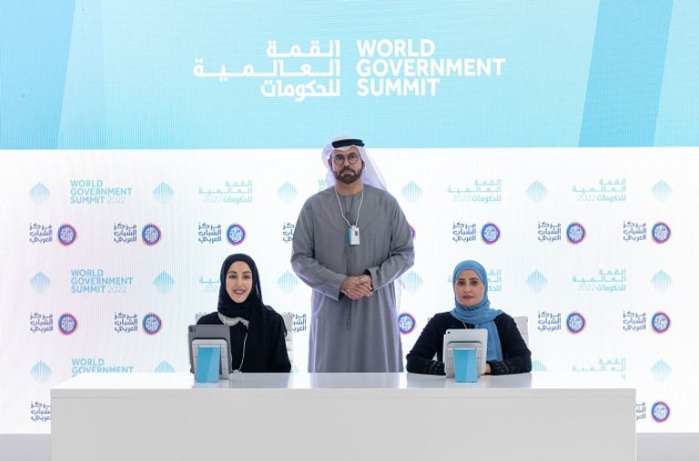 توقيع اتفاقية الشراكة مع مركز الشباب العربي توقيع اتفاقية تنظيم قمة "إنفستوبيا" للاستثمار في قمة الحكومات