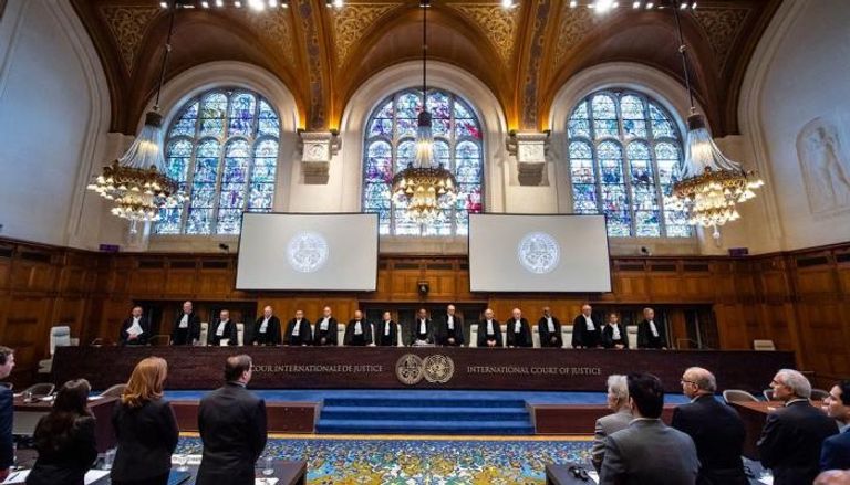 جلسة سابقة لمحكمة العدل الدولية