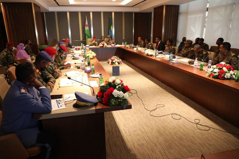 رئيس الأركان الإثيوبي ونظيره الجيبوتي