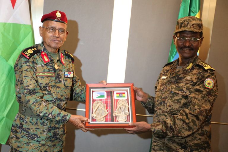 رئيس الأركان الإثيوبي ونظيره الجيبوتي