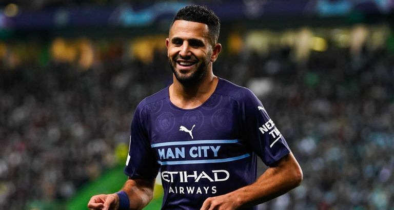 رياض محرز رياض محرز وجوارديولا في مانشستر سيتي