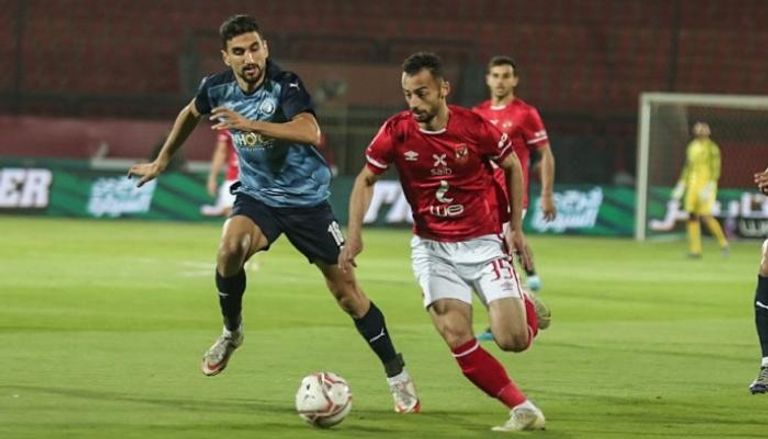 مباراة الأهلي وبيراميدز في الدوري المصري