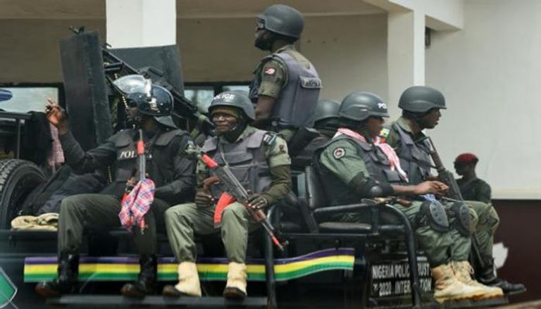 قوات أمن نيجيرية خلال عملية أمنية