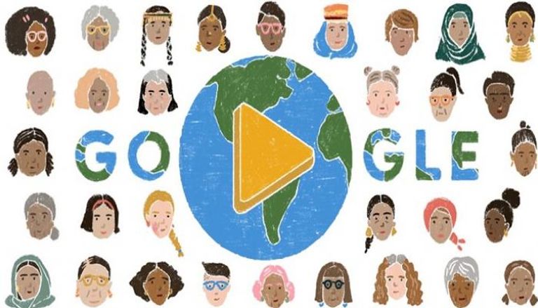 واجهة جوجل في يوم المرأة العالمي 2022