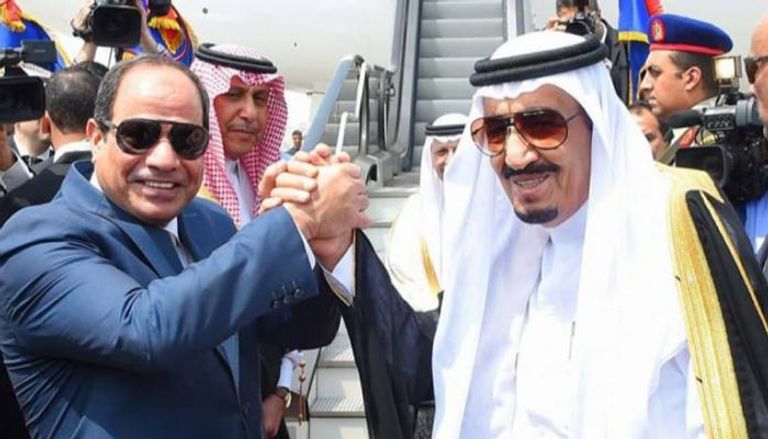 العاهل السعودي والرئيس المصري -أرشيفية