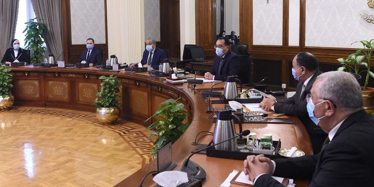 جانب من اجتماع الحكومة المصرية اليوم الأربعاء
