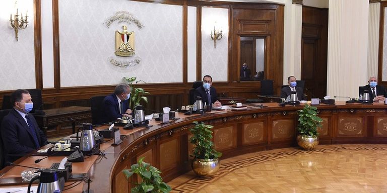 جانب من اجتماع الحكومة المصرية اليوم الأربعاء