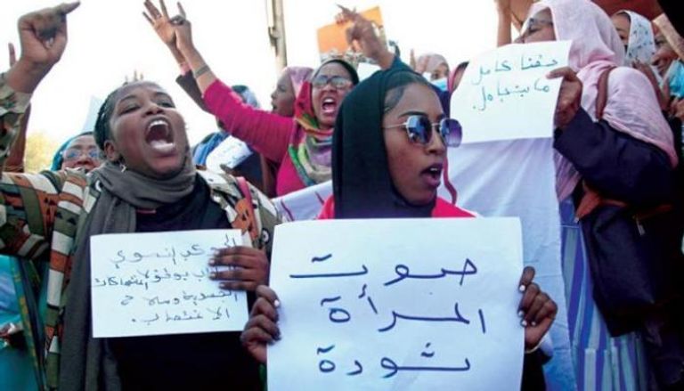 نساء السودان شاركن بقوة في ثورة ديسمبر