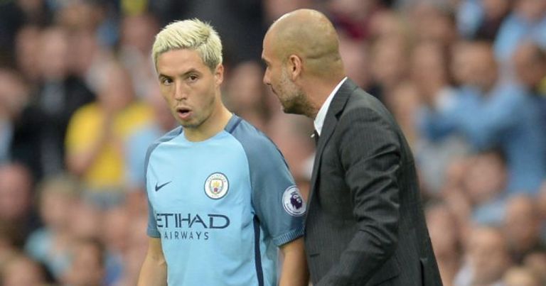 جوارديولا ونصري سمير نصري وليونيل ميسي