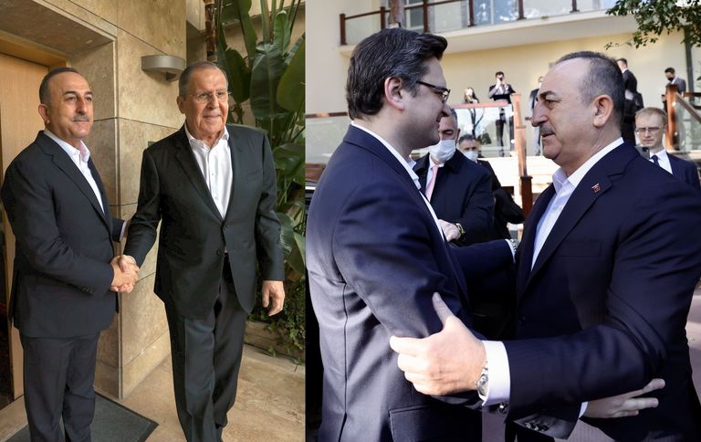 جانب من اللقاء الروسي الأوكراني في أنطاليا