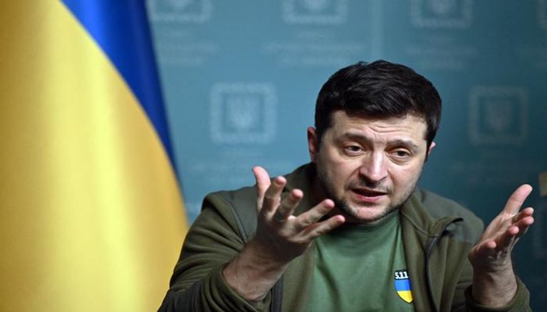 الرئيس الأوكراني فولوديمير زيلينسكي