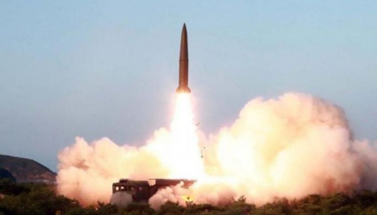 تجربة صاروخية سابقة بكوريا الشمالية