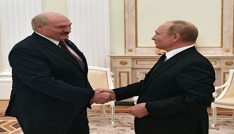 بوتين ولوكاشينكو في لقاء سابق