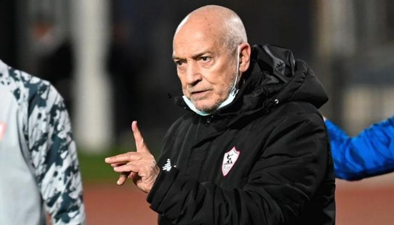 فيريرا من المران الأخير للزمالك