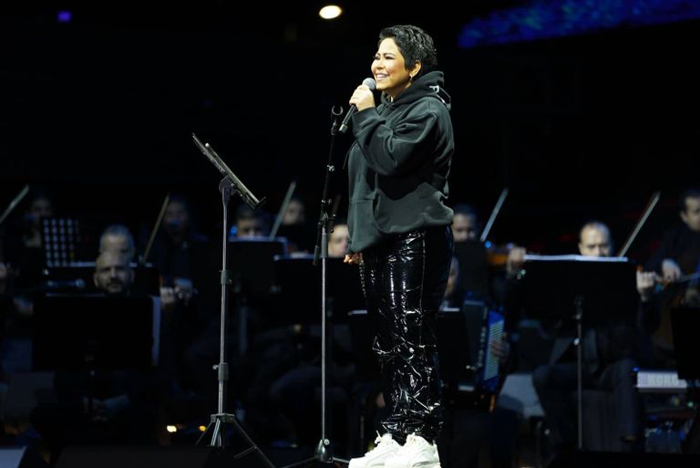 شيرين خلال حفل الكويت