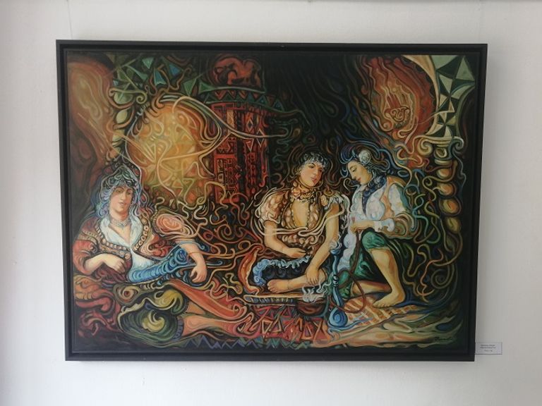 لوحات الفنان التشكيلي الجزائري ناصر الدين دوادي في معرض "تأثيرات" الفنان التشكيلي الجزائري ناصر الدين دوادي في معرض