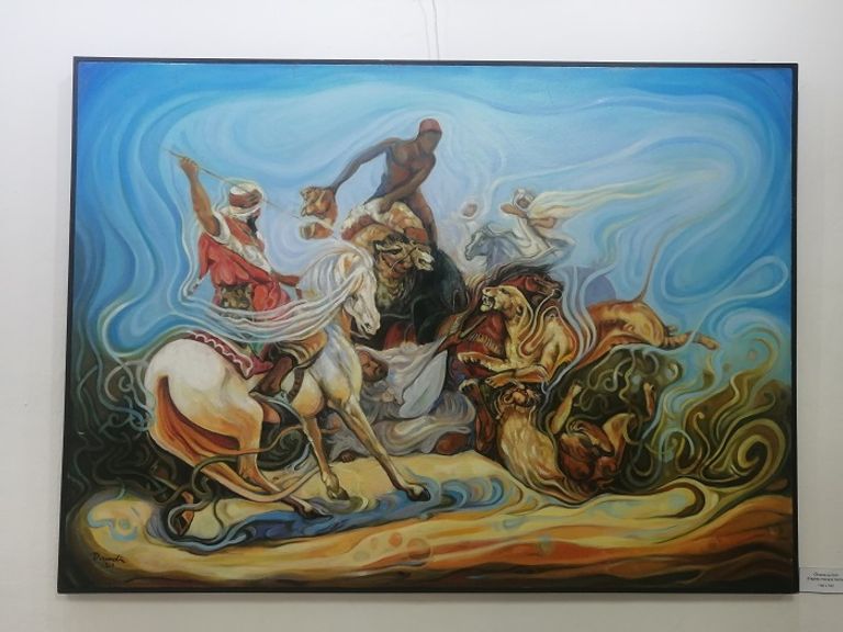 لوحات الفنان التشكيلي الجزائري ناصر الدين دوادي في معرض "تأثيرات" الفنان التشكيلي الجزائري ناصر الدين دوادي في معرض