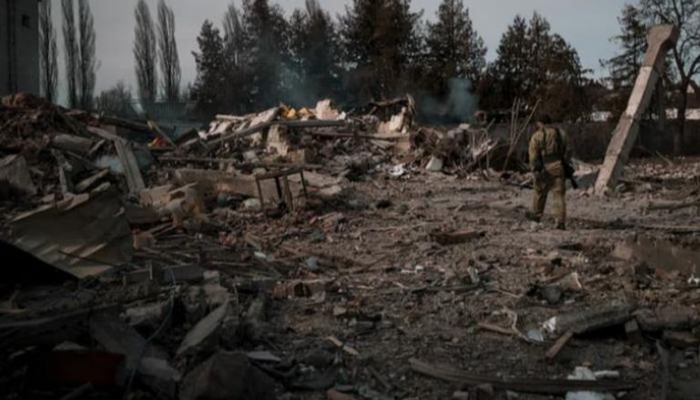 جانب من آثار القصف بأوكرانيا - واشنطن بوست
