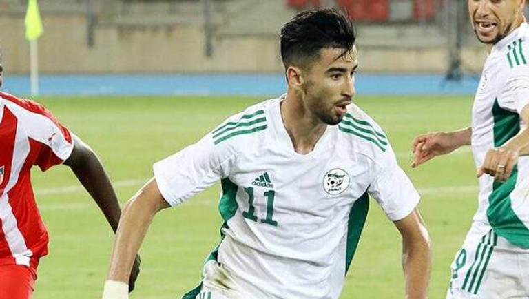 محمد الأمين عمورة مع منتخب الجزائر منتخب الجزائر