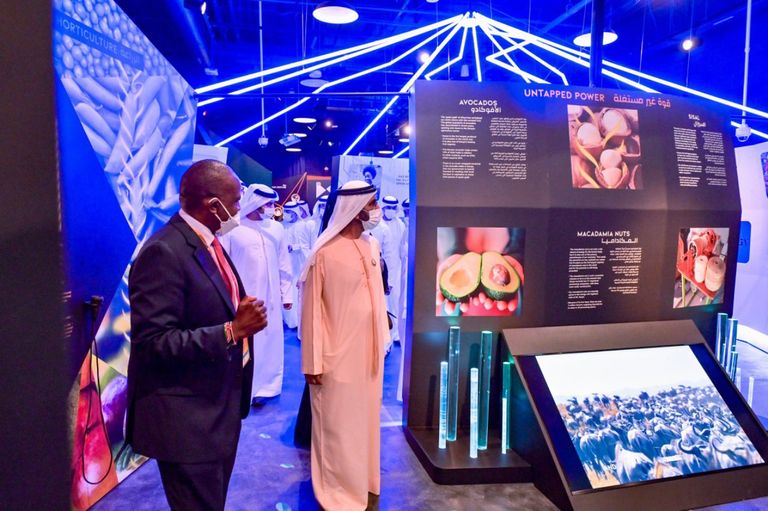 Sheikh Mohammed bin Rashid Al Maktoum during his visit to Expo 2020 Dubai