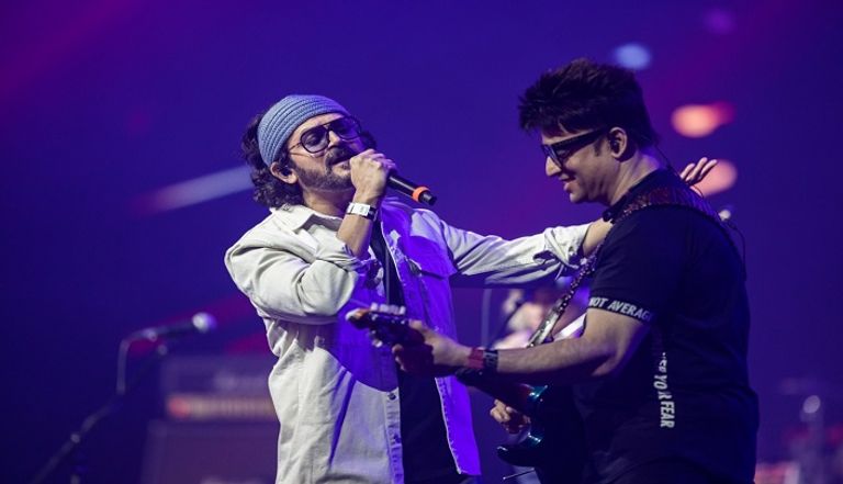 جانب من الحفل الموسيقي في إكسبو 2020 دبي