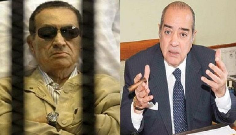 الرئيس المصري الراحل ومحاميه فريد الديب