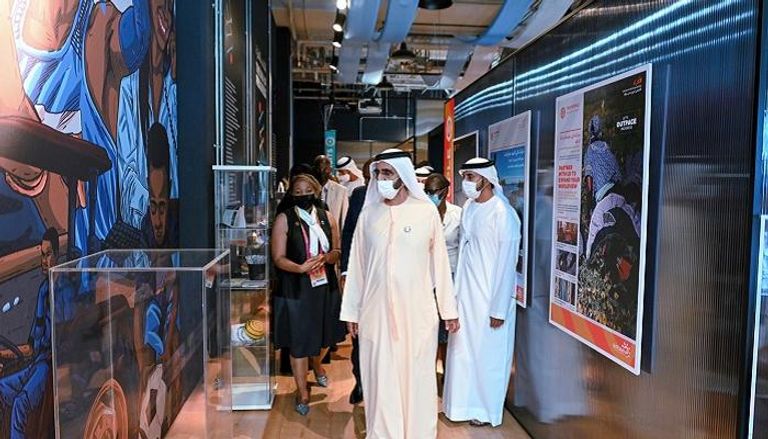 الشيخ محمد بن راشد آل مكتوم  في  إكسبو 2020 دبي