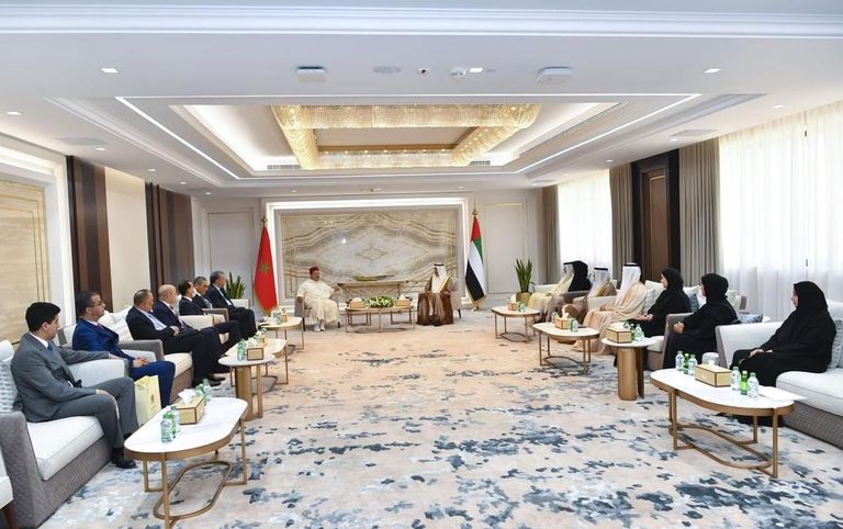 النعم ميارة والدكتور صقر غباش