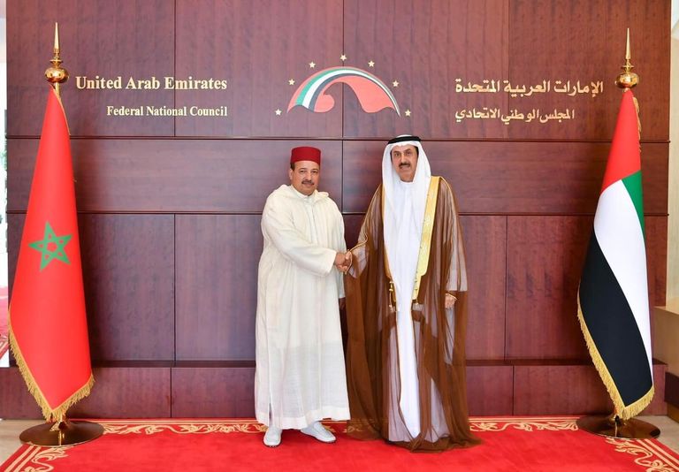 النعم ميارة والدكتور صقر غباش