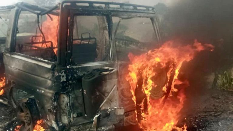 السيارة المفخخة التي نفذت عملية التفجير