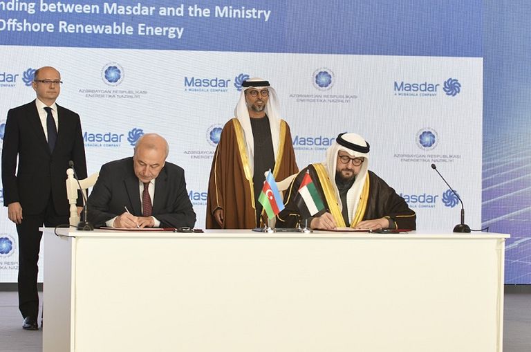 "مصدر" تدشن أعمال إنشاء محطة كاراداغ للطاقة الشمسية في أذربيجان